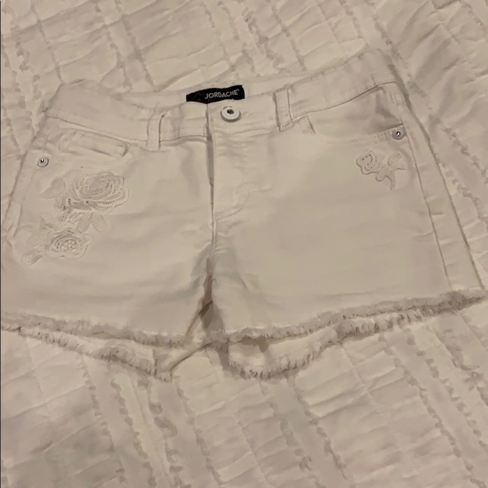White kids shorts
